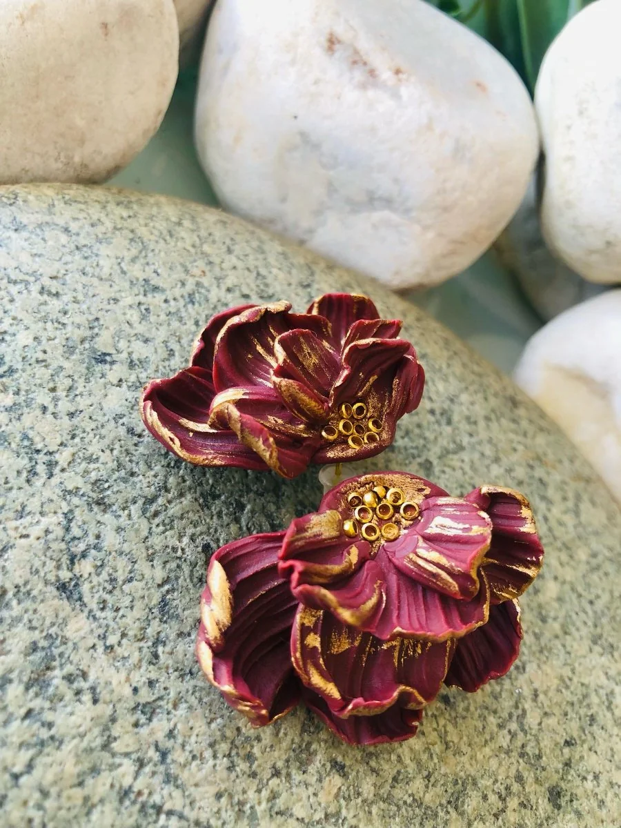 Polymer Clay Ear Studs