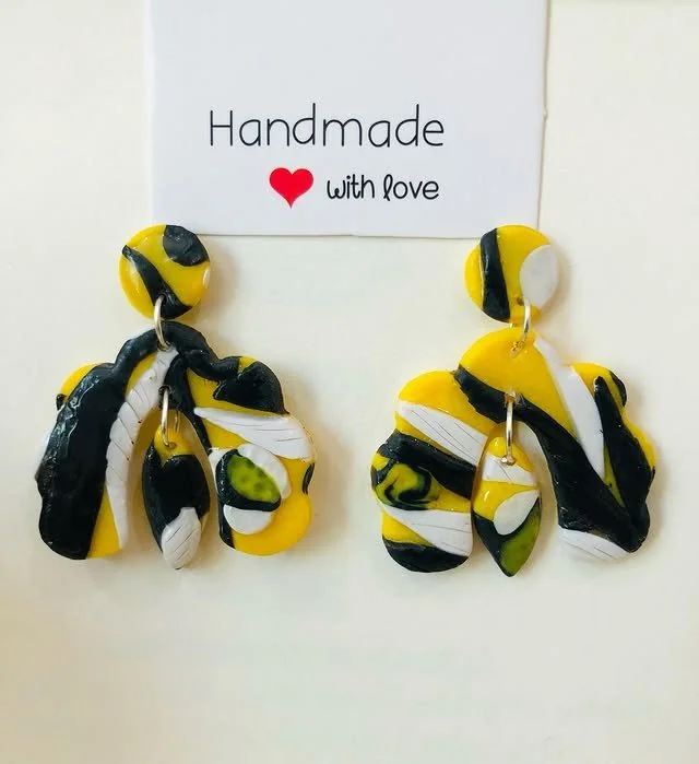 Handmade Polymer Clay Earrings